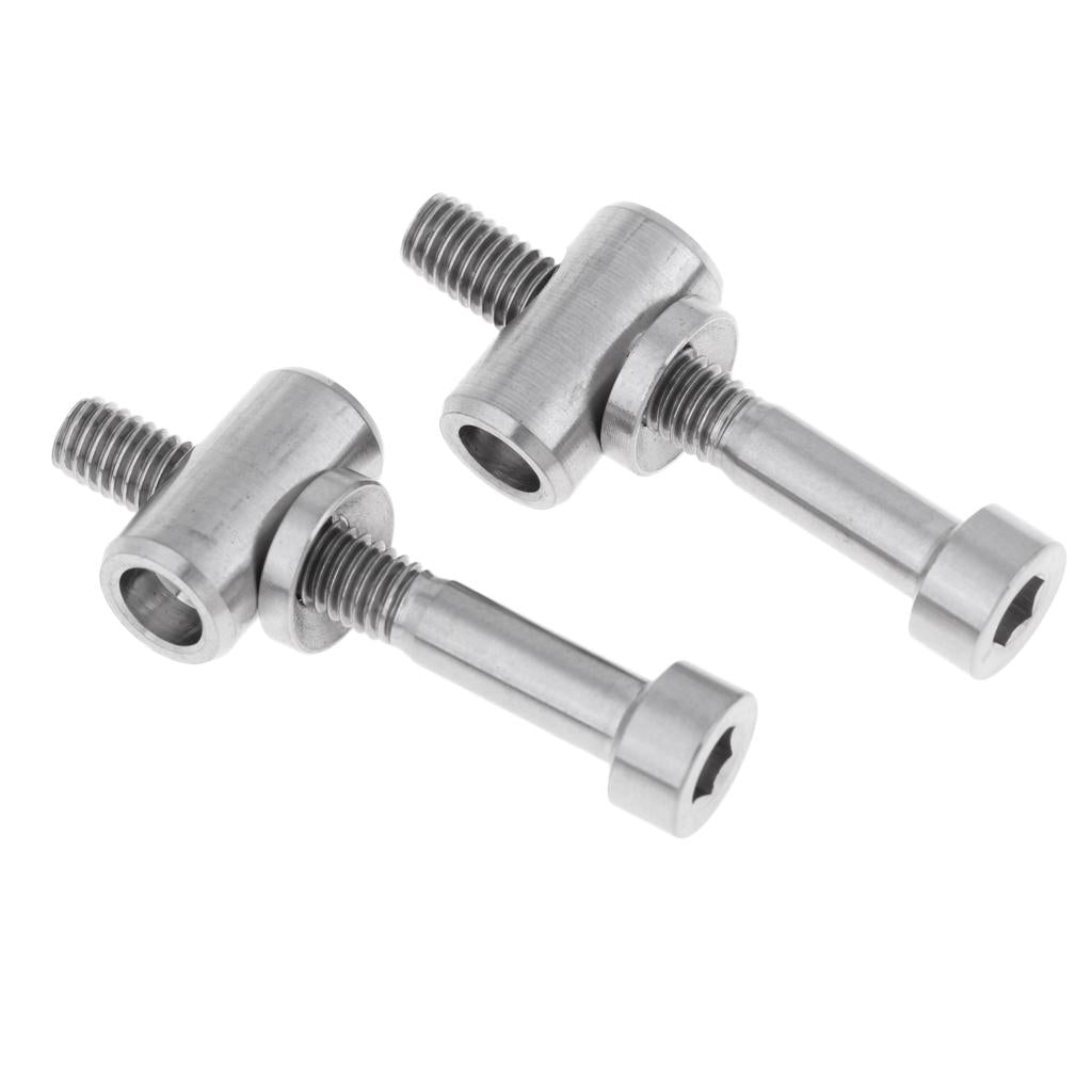 Maxbell Bike Seat Post Fixed Bolts Titanium Bicycle Fixed Screw Titanium Color M5x30