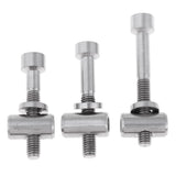 Maxbell Bike Seat Post Fixed Bolts Titanium Bicycle Fixed Screw Titanium Color M5x30