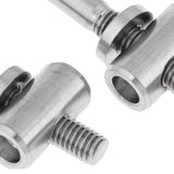 Maxbell Bike Seat Post Fixed Bolts Titanium Bicycle Fixed Screw Titanium Color M5x35