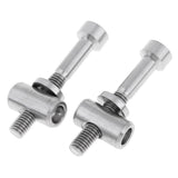 Maxbell Bike Seat Post Fixed Bolts Titanium Bicycle Fixed Screw Titanium Color M5x35
