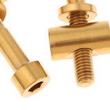 Maxbell Bike Seat Post Fixed Bolts Titanium Bicycle Fixed Screw Gold M5x35