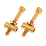 Maxbell Bike Seat Post Fixed Bolts Titanium Bicycle Fixed Screw Gold M5x35