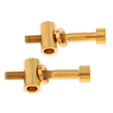 Maxbell Bike Seat Post Fixed Bolts Titanium Bicycle Fixed Screw Gold M5x35