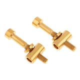 Maxbell Bike Seat Post Fixed Bolts Titanium Bicycle Fixed Screw Gold M5x35
