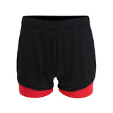 Maxbell Men's Cycling Jersey Sleeveless Vest with Short Pants M Red Black