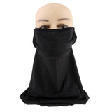 Maxbell Bandana Head Face Mask Fishing Headwear Seamless Neck Tube Scarf Black