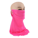 Maxbell Bandana Head Face Mask Fishing Headwear Seamless Neck Tube Scarf Rose Red