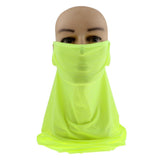 Maxbell Bandana Head Face Mask Fishing Headwear Seamless Neck Tube Scarf Fluo Green