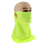 Maxbell Bandana Head Face Mask Fishing Headwear Seamless Neck Tube Scarf Fluo Green