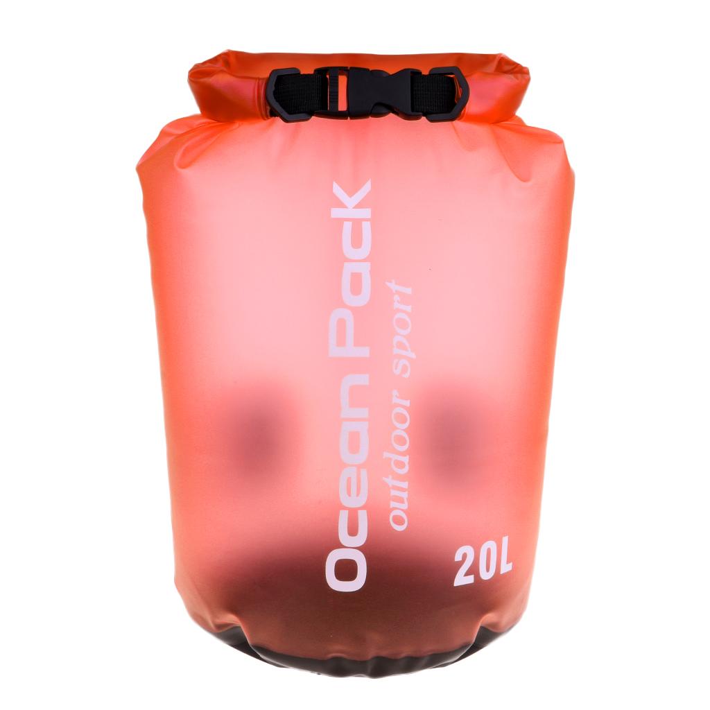 Maxbell Woman Waterproof Dry Bag Rafting Kayaking Sailing Canoe Backpack 20L Orange