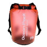 Maxbell Woman Waterproof Dry Bag Rafting Kayaking Sailing Canoe Backpack 20L Orange
