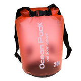 Maxbell Woman Waterproof Dry Bag Rafting Kayaking Sailing Canoe Backpack 20L Orange