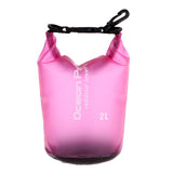 Maxbell Woman Waterproof Dry Bag Rafting Kayaking Sailing Canoe Backpack 2L Rosy
