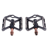 Maxbell 1 Pairs Mountain Bike Pedals Bicycle Bike Large Platform Alloy Pedal Black