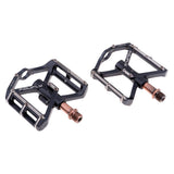 Maxbell 1 Pairs Mountain Bike Pedals Bicycle Bike Large Platform Alloy Pedal Black