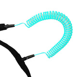 Maxbell 10ft Surfboard SUP Leash Waist Hip Belt Stretch Rope Blue