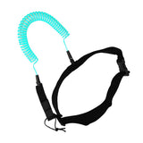 Maxbell 10ft Surfboard SUP Leash Waist Hip Belt Stretch Rope Blue