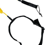 Maxbell 10ft Surfboard SUP Leash Waist Hip Belt Stretch Rope Yellow