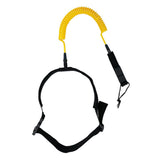 Maxbell 10ft Surfboard SUP Leash Waist Hip Belt Stretch Rope Yellow