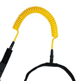 Maxbell 10ft Surfboard SUP Leash Waist Hip Belt Stretch Rope Yellow