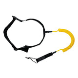 Maxbell 10ft Surfboard SUP Leash Waist Hip Belt Stretch Rope Yellow