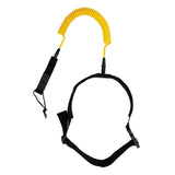 Maxbell 10ft Surfboard SUP Leash Waist Hip Belt Stretch Rope Yellow