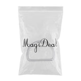 Maxbell Marine Grade 316 Stainless Steel Welded D Ring Fitting Hardware 40x33 mm