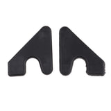 Maxbell 2Pcs/Set Durable Black PVC Kayak Bottom End Caps for Canoe Fishing Boat Rubber Dinghy Raft Accessories