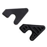 Maxbell 2Pcs/Set Durable Black PVC Kayak Bottom End Caps for Canoe Fishing Boat Rubber Dinghy Raft Accessories
