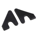 Maxbell 2Pcs/Set Durable Black PVC Kayak Bottom End Caps for Canoe Fishing Boat Rubber Dinghy Raft Accessories