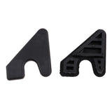 Maxbell 2Pcs/Set Durable Black PVC Kayak Bottom End Caps for Canoe Fishing Boat Rubber Dinghy Raft Accessories