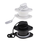 Maxbell Universal PVC Scupper Drain Valve Cap for Kayak Inflatable Boat 24mm Gray