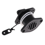 Maxbell Universal PVC Scupper Drain Valve Cap for Kayak Inflatable Boat 36mm Black