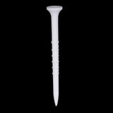 Maxbell 15 Pieces 8.5cm Golf Tee Plastic Golf Practice Training Accessories White