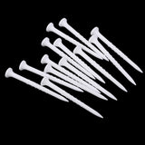 Maxbell 15 Pieces 8.5cm Golf Tee Plastic Golf Practice Training Accessories White