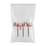 Maxbell 3Pcs Adjustable Golf Tees Plastic Rotatable Golf Tees Golf Tee Set Orange