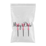 Maxbell 3Pcs Adjustable Golf Tees Plastic Rotatable Golf Tees Golf Tee Set Pink