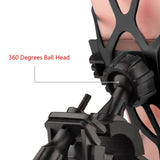 Maxbell Universal Bicycle Motorcycle Bike Handlebar Mount Holder For Phone Black