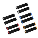Maxbell Rubber MTB Bike Handlebar Grips Lock on Anti-slip Handle Bar Cover Red