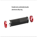Maxbell Rubber MTB Bike Handlebar Grips Lock on Anti-slip Handle Bar Cover Red