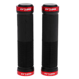 Maxbell Rubber MTB Bike Handlebar Grips Lock on Anti-slip Handle Bar Cover Red