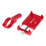 Maxbell Aluminum Alloy Motorcycle/ Bike Handlebar Phone Mount Holder Red