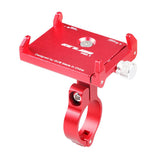 Maxbell Aluminum Alloy Motorcycle/ Bike Handlebar Phone Mount Holder Red