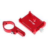 Maxbell Aluminum Alloy Motorcycle/ Bike Handlebar Phone Mount Holder Red
