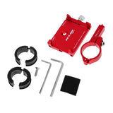 Maxbell Aluminum Alloy Motorcycle/ Bike Handlebar Phone Mount Holder Red