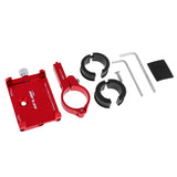 Maxbell Aluminum Alloy Motorcycle/ Bike Handlebar Phone Mount Holder Red