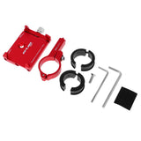 Maxbell Aluminum Alloy Motorcycle/ Bike Handlebar Phone Mount Holder Red
