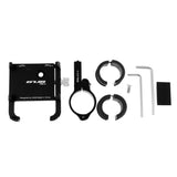 Maxbell Aluminum Alloy Motorcycle Bike Handlebar Phone Mount Holders Black