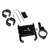 Maxbell Aluminum Alloy Motorcycle Bike Handlebar Phone Mount Holders Black