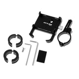 Maxbell Aluminum Alloy Motorcycle Bike Handlebar Phone Mount Holders Black